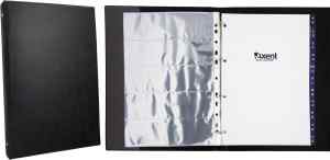Визитница Axent Xepter A4, 200 визиток, черная - фото 1