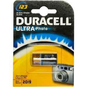 Батарейка литиевая Duracell Ultra photo DL123A/CR123A, 1 шт. - фото 1