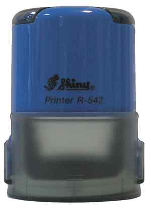 Оснастка для круглой печати Shiny R542, D42 мм, синяя - фото 1