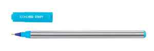 Ручка масляна Economix Stripy 0,7 мм синій - фото 1