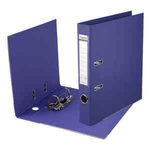 Папка-регистратор, 50 мм, А4, Axent Prestige, двусторонняя, фиолетовая - фото 1