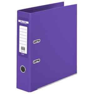 Папка - регистратор Buromax Lux A4, 70 мм, фиолетовая - фото 1
