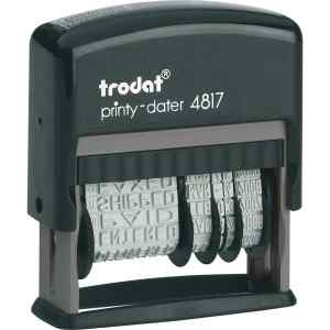 Датер с 12-ю бухгалтерскими терминами Trodat Printy 4817, 3,8 мм, пластиковый - фото 1