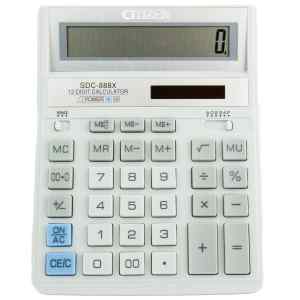 Калькулятор Citizen SDС - 888XBL, 158 x 203 x 31 мм, 12 розрядный, 2 источника питания, белый - фото 1