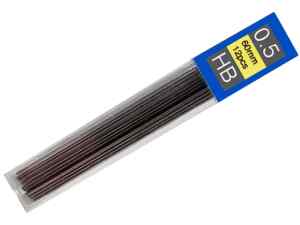 Стержни к механическим карандашам Economix, д.0,5 мм, 12 шт. HВ	  - фото 1