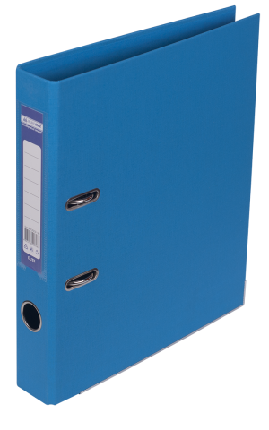 Папка регистратор, 50 мм, А4, Buromax Lux, двухсторонняя, светло-синяя - фото 1