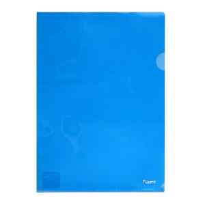 Папка-уголок А4,  Axent 170 мкм, прозрачно-глянцевая, синяя - фото 1
