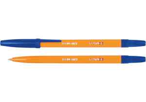 Ручка шариковая Economix RANGE, синяя - фото 1