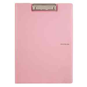 Папка-планшет с верхним прижимом А4 Axent Pastelini, розовая	  - фото 1
