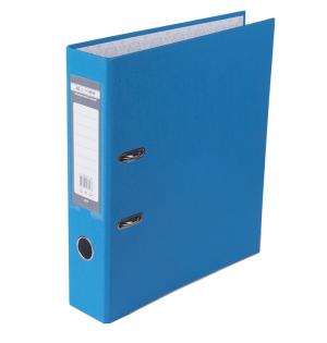 Папка -регистратор, 70 мм, А4, Buromax , односторонняя, светло-синяя - фото 1
