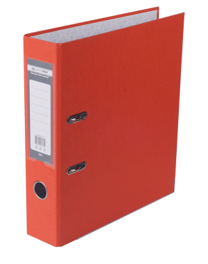Папка -регистратор, 70 мм, А4, Buromax , односторонняя, оранжевая - фото 1
