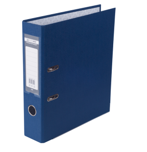Папка -регистратор, 70 мм, А4, Buromax , односторонняя, темно-синяя - фото 1