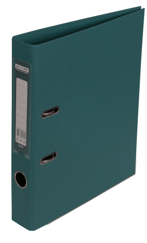 Папка -регистратор, 50 мм, А4, Buromax Lux, двухсторонняя, темно-зеленая - фото 1