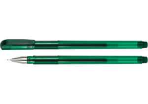Ручка гелевая Economix TURBO зеленая - фото 1