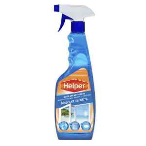 Средство для мытья стекол  Helper с распылителем, морская свежесть, 500 мл - фото 1