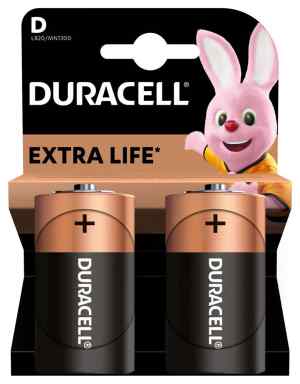 Батарейки Duracell LR20, D, 2 шт. - фото 1