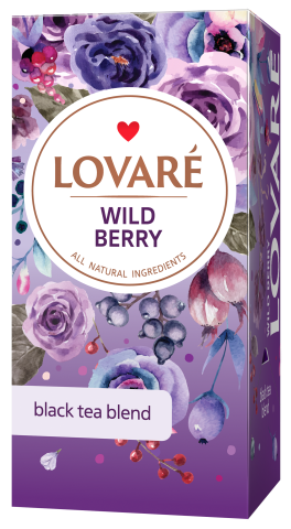 Чай черный 24 пак, Wild Berry LOVARE - фото 1