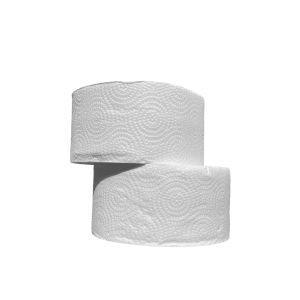 Туалетний папір Praktika Джамбо, білий, двошаровий, 90 м - фото 1