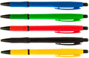 Ручка шариковая автоматическая Economix Bolide, цвет синий - фото 1