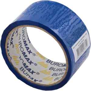 Скотч упаковочный Buromax 48 мм х 35 м синий - фото 1
