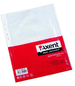 Файли глянцеві для документів Axent А4+, 40 мкм , 100 шт. - фото 1