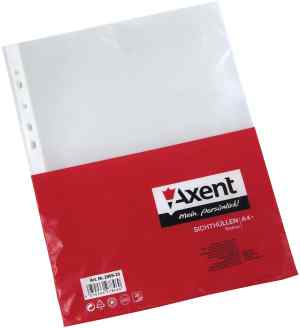 Файлы для документов Axent А4+, 90 мкм, 20 шт. - фото 1