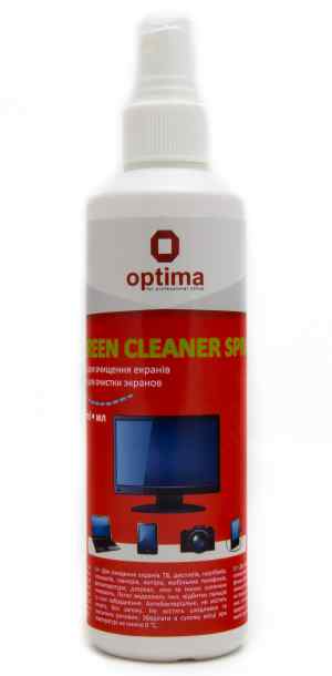 Спрей для очистки экранов Optima, объем 250 мл - фото 1