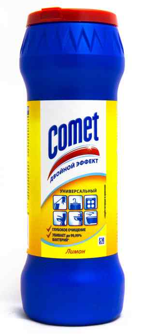 Порошок для чищення Comet, 475 гр, подвійний ефект, лимон - фото 1