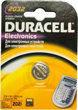 Батарейка DL2032/CR2032, Duracell Electronics, 1 шт. - фото 1