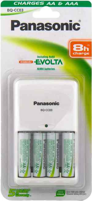 Зарядное устройство Panasonic BQ-CC03 для 4-х аккумуляторов - фото 1