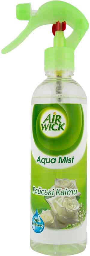 Освіжувач повітря Air Wick Aqua Mist, курок розпилювач, райські квіти, 345 мл - фото 1
