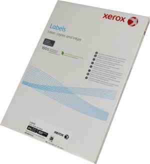 Папір самоклеючий Xerox Labels А4/33, 70х25,4 мм, 100 арк., прямокутні - фото 1