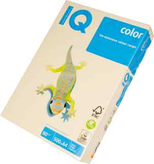Бумага цветная Maestro Color Pastel А4, 80 г/м2, 500 л, кремовый (cream) CR20	 - фото 1