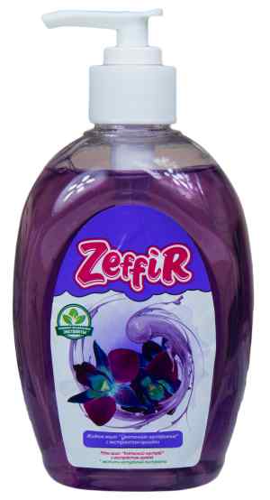 Мыло жидкое с дозатор-насосом, 330 мл Zeffir, цветочное настроение - фото 1