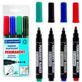 Набір маркеров перманентних Centropen 8566,1,5-3 мм, конусоподібний кінчик, 4 кольора - фото 1