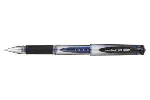 Ручка гелевая Uni-Ball Signo Gel Impact UM - 153S, толщ. линии - 0,6 мм, синяя - фото 1