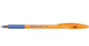 Ручка кулькова одноразова  BIC fine Orange Grip синій - фото 1