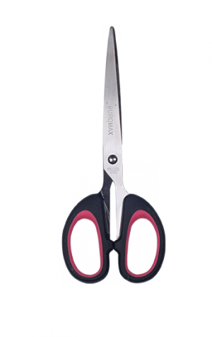 Ножиці офісні 20.7 см Jobmax, рожевий - фото 1