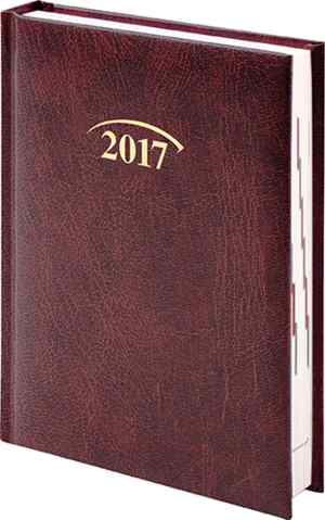 Ежедневник датированный Brunnen  Miradur А6, бордовый - фото 1