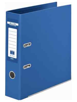 Папка - регистратор Buromax Lux A4, 70 мм, синяя - фото 1