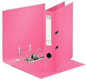 Папка-реєстратор, 50 мм, А4, Esselte Solea, двостороння, розова - фото 1