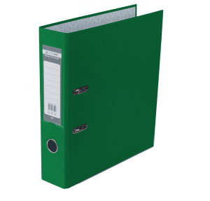 Папка - регистратор Buromax A4, 70 мм, зеленая - фото 1