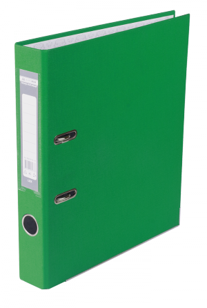 Папка-реєстратор, 50 мм, А4, Buromax, одностороння, зелена - фото 1