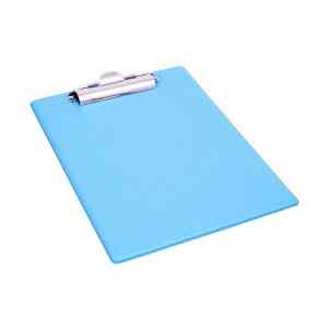 Папка-планшет з верхнiм притиском А4 Panta Plast, PVC, блакина - фото 1