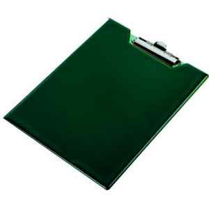 Папка-планшет з верхнiм притиском А4 Panta Plast, PVC, зелений - фото 1
