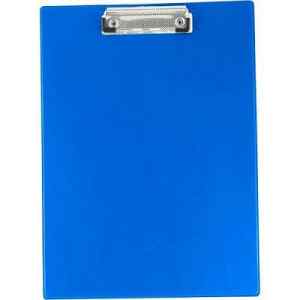 Папка-планшет з верхнiм притиском А4 Panta Plast, PVC, синя - фото 1
