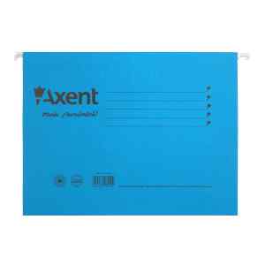 Файл підвісний картоний Axent A4, синій - фото 1