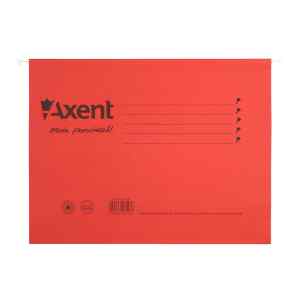 Файл підвісний картоний Axent A4, червоний - фото 1