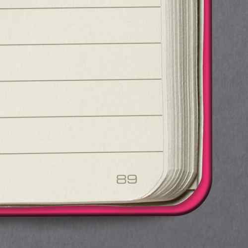 Діловий блокнот А6 CONCEPTUM® рожевий, 194 арк., у лінійку-фото3