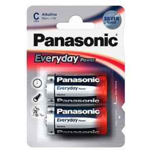 Батарейка C, Panasonic Everyday LR14, 2 шт. - фото 1